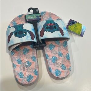 Kids Slide Sandals - Blue and Pink
